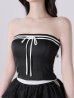 ブラック モデル：ねお　身長：160cm　着用サイズ：Sサイズ