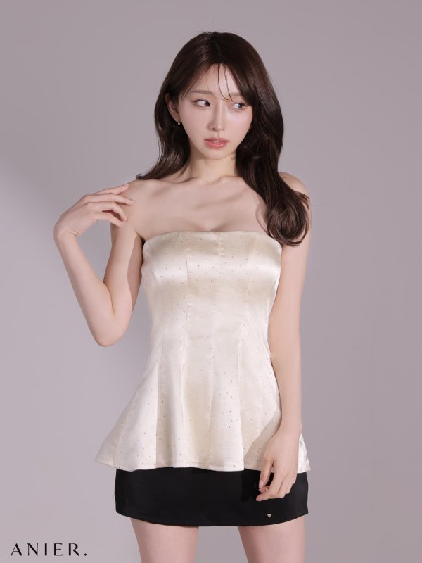 アイボリー　モデル：はな　身長：159cm　着用サイズ：Sサイズ