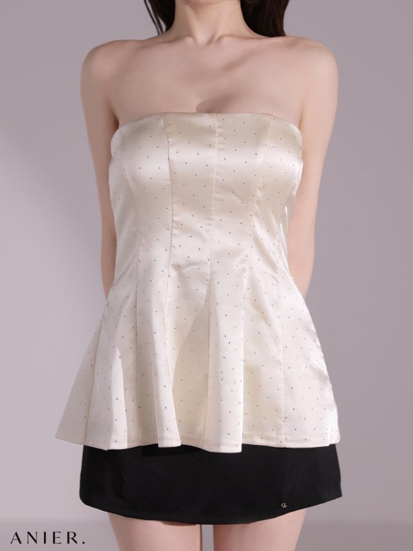 アイボリー　モデル：はな　身長：159cm　着用サイズ：Sサイズ