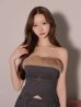 グレー　モデル：かりん　身長：165cm　着用サイズ：Sサイズ
