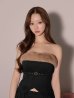 ブラック　モデル：かりん　身長：165cm　着用サイズ：Sサイズ
