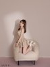 ベージュ　モデル：はな　身長：159cm　着用サイズ：Sサイズ