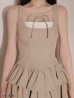 ベージュ　モデル：はな　身長：159cm　着用サイズ：Sサイズ