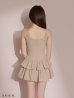 ベージュ　モデル：はな　身長：159cm　着用サイズ：Sサイズ