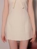 アイボリー　モデル：かりん　身長：165cm　着用サイズ：Sサイズ