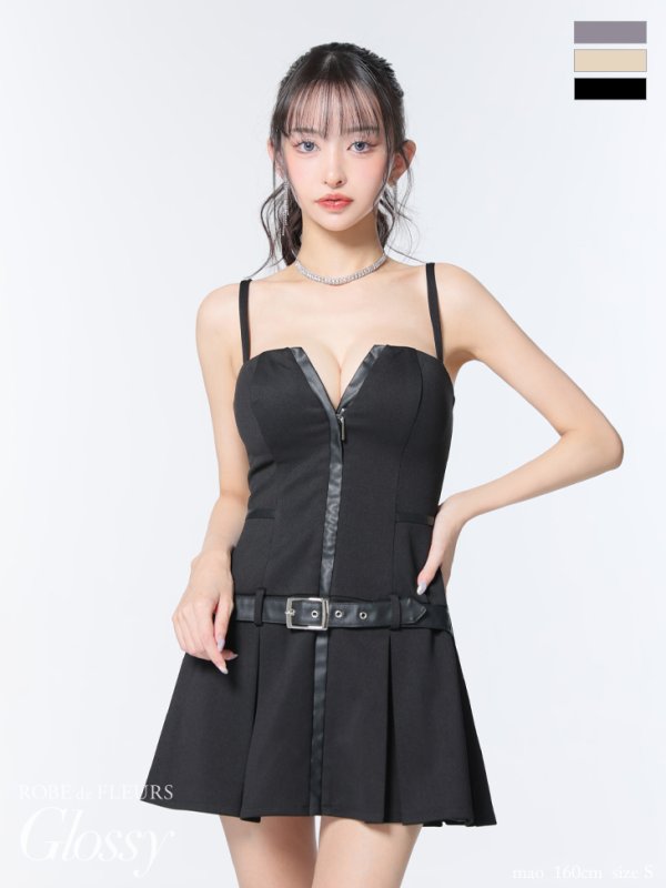 ブラック モデル：まおちゃる　身長：160cm　着用サイズ：Sサイズ