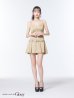ベージュ モデル：まおちゃる　身長：160cm　着用サイズ：Sサイズ