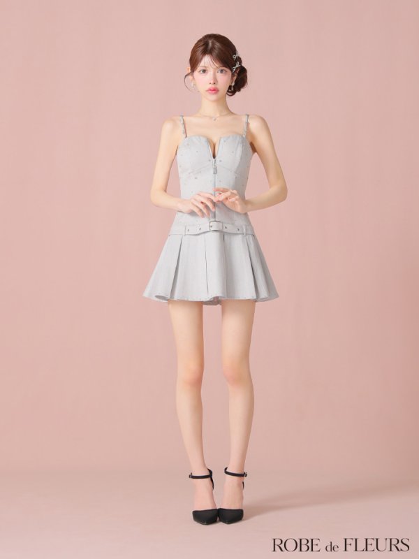 グレー モデル：まりん　身長：164cm　着用サイズ：Sサイズ