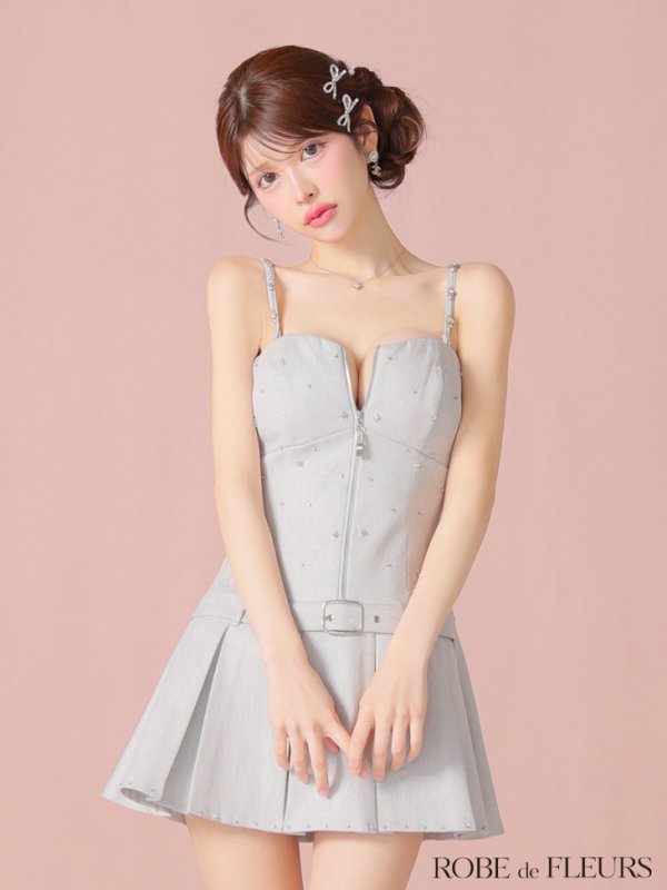 グレー モデル：まりん　身長：164cm　着用サイズ：Sサイズ