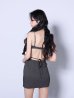 グレー モデル：まおちゃる　身長：158cm　着用サイズ：Sサイズ