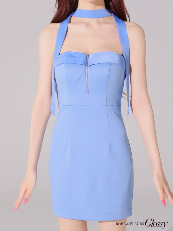 ブルー モデル:らいか 身長:163cm 着用サイズ:Sサイズ