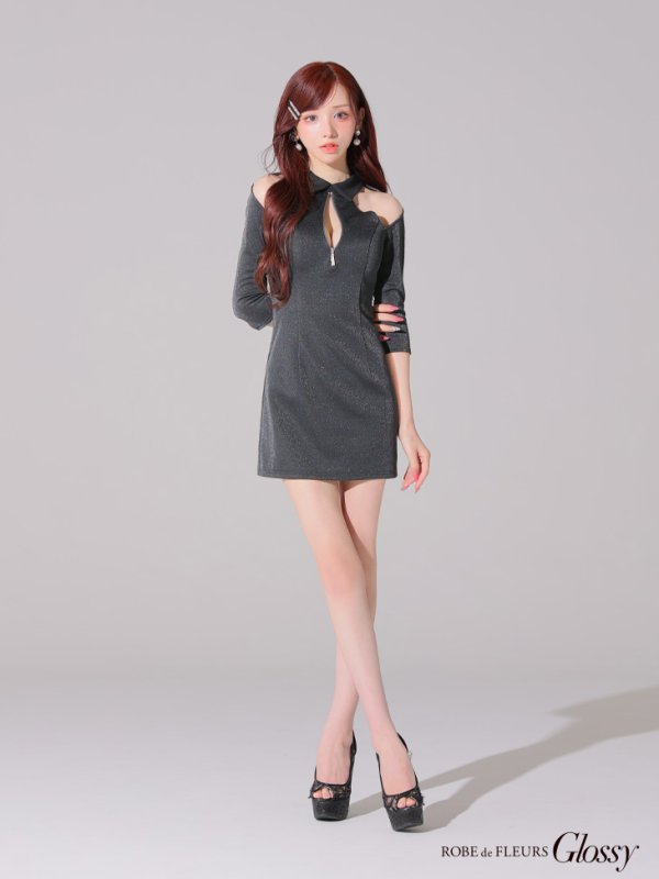 グレー モデル:らいか 身長:163cm 着用サイズ:Sサイズ