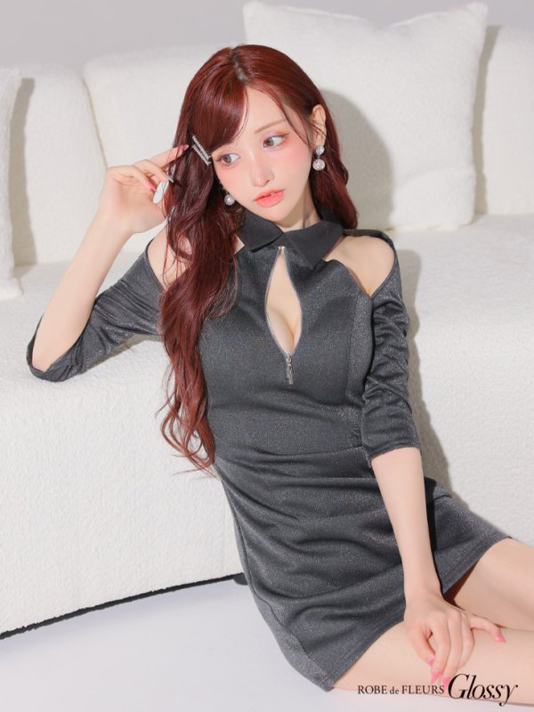 グレー モデル:らいか 身長:163cm 着用サイズ:Sサイズ