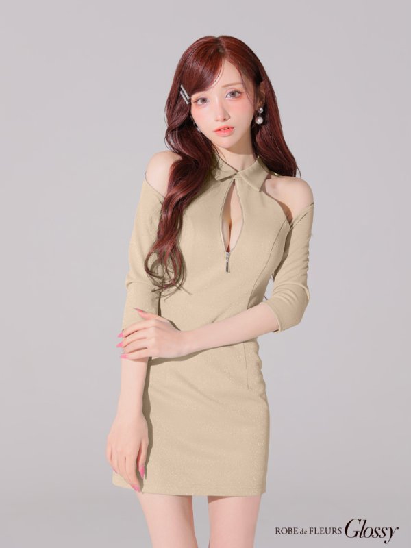 サンドベージュ モデル:らいか 身長:163cm 着用サイズ:Sサイズ