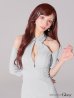 ホワイト モデル：らいか　身長：163cm　着用サイズ：Sサイズ
