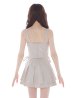 ベージュ　モデル：らいか　身長：163cm　着用サイズ：Sサイズ