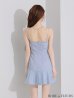 ブルー モデル：ももか　身長：156cm　着用サイズ：Sサイズ