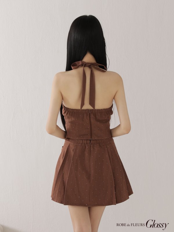 ブラウン　モデル：まおちゃる　身長：158cm　着用サイズ：Sサイズ