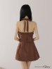 ブラウン　モデル：まおちゃる　身長：158cm　着用サイズ：Sサイズ