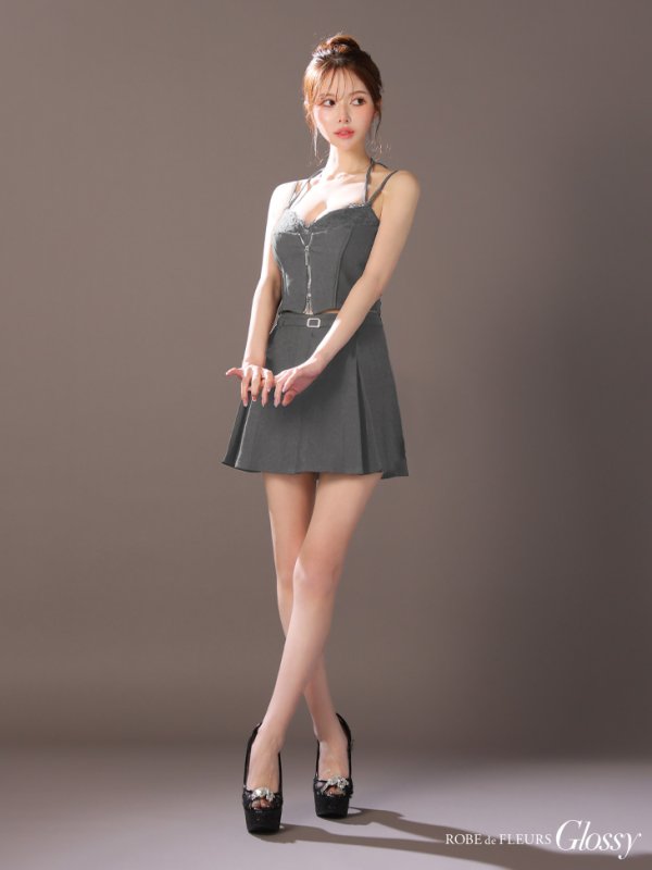 グレー モデル:ゆめ 身長:160cm 着用サイズ:Sサイズ