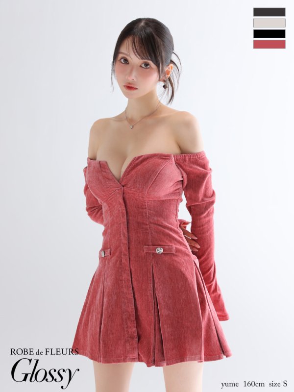 ピンク モデル：ゆめ　身長：160cm　着用サイズ：Sサイズ