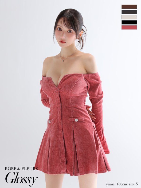 ピンク モデル：ゆめ　身長：160cm　着用サイズ：Sサイズ