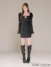 ブラック　モデル：ももか　身長：156cm　着用サイズ：Sサイズ