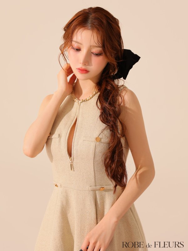 ホワイト　 モデル：ももか　身長：156cm　着用サイズ：Sサイズ