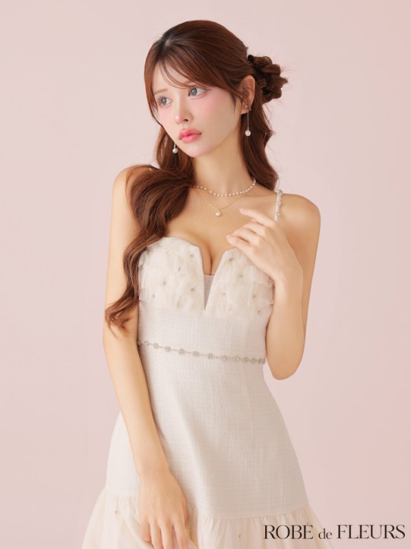 アイボリー モデル:まりん 身長:164cm 着用サイズ:Sサイズ