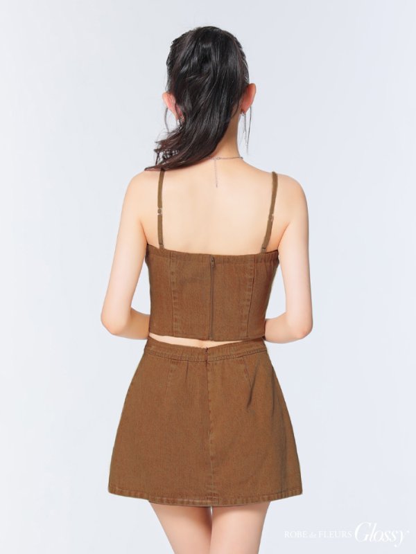 キャメル モデル：まおちゃる　身長：158cm　着用サイズ：Sサイズ