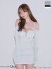 ホワイト　モデル：ゆめ　身長：160cm　着用サイズ：Sサイズ