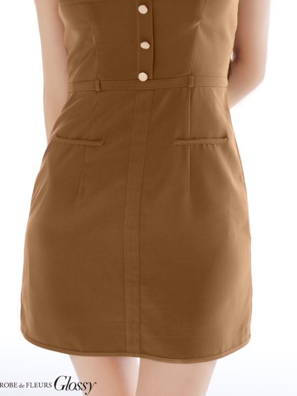 キャメル　モデル：まおちゃる　身長：158cm　着用サイズ：Sサイズ