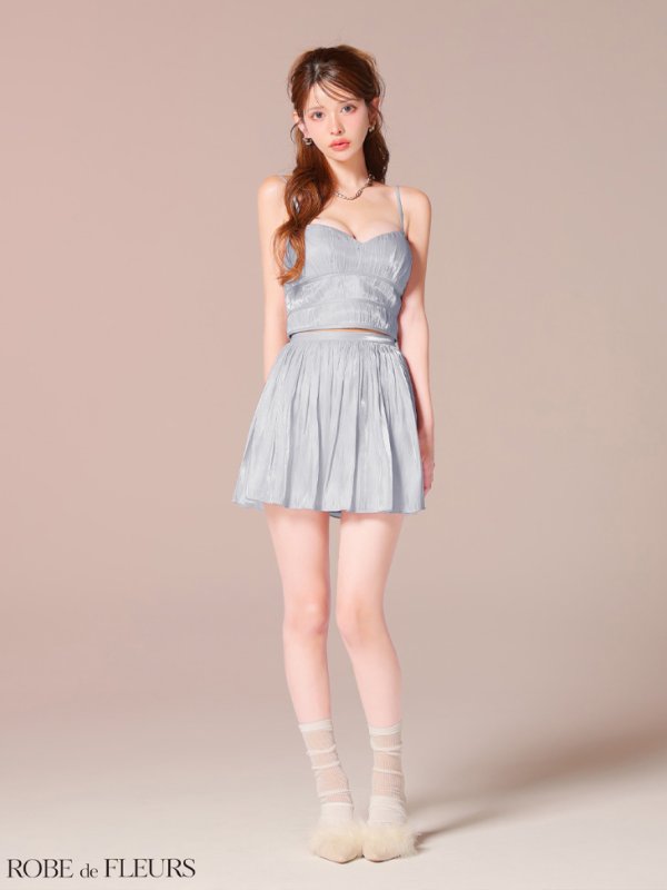 ブルー　モデル：まりん　身長：164cm　着用サイズ：Sサイズ