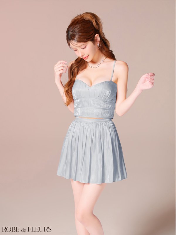 ブルー　モデル：まりん　身長：164cm　着用サイズ：Sサイズ