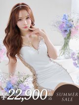 【サマーセール開催中！! 】XSサイズあり【IRMA/イルマ】サイドシアー/ ビジュー/ ワンカラー/ ノースリーブ/ タイト/ ミニドレス/ キャバドレス【HC02】