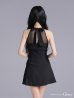 ブラック モデル:まおちゃる 身長:158cm 着用サイズ:Sサイズ