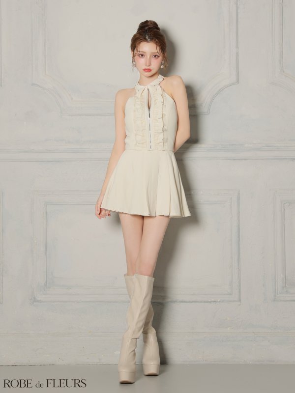 アイボリー　モデル：ももか　身長：156cm　着用サイズ：Sサイズ