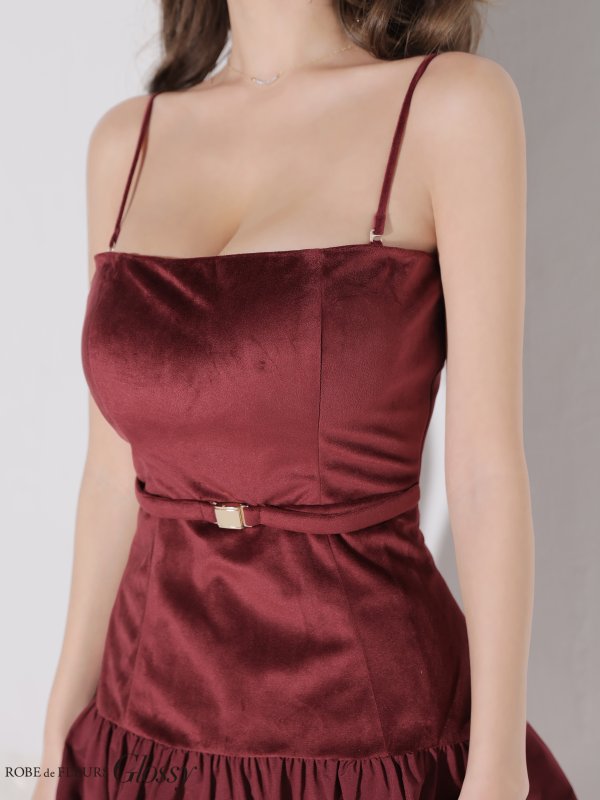 ボルドー モデル：みゆ　身長：166cm　着用サイズ：Sサイズ