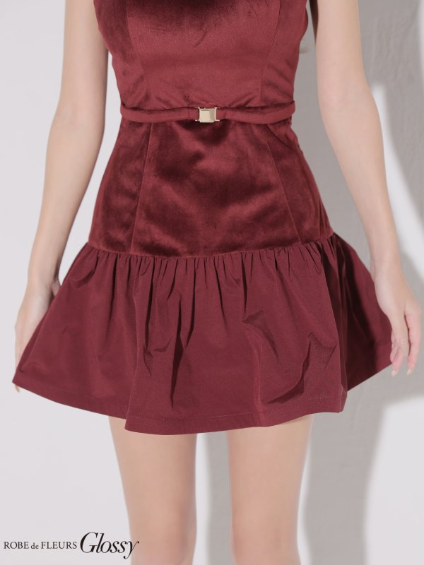 ボルドー モデル：みゆ　身長：166cm　着用サイズ：Sサイズ