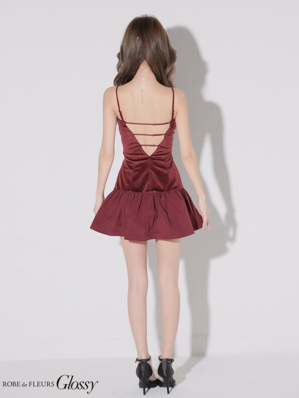 ボルドー モデル：みゆ　身長：166cm　着用サイズ：Sサイズ