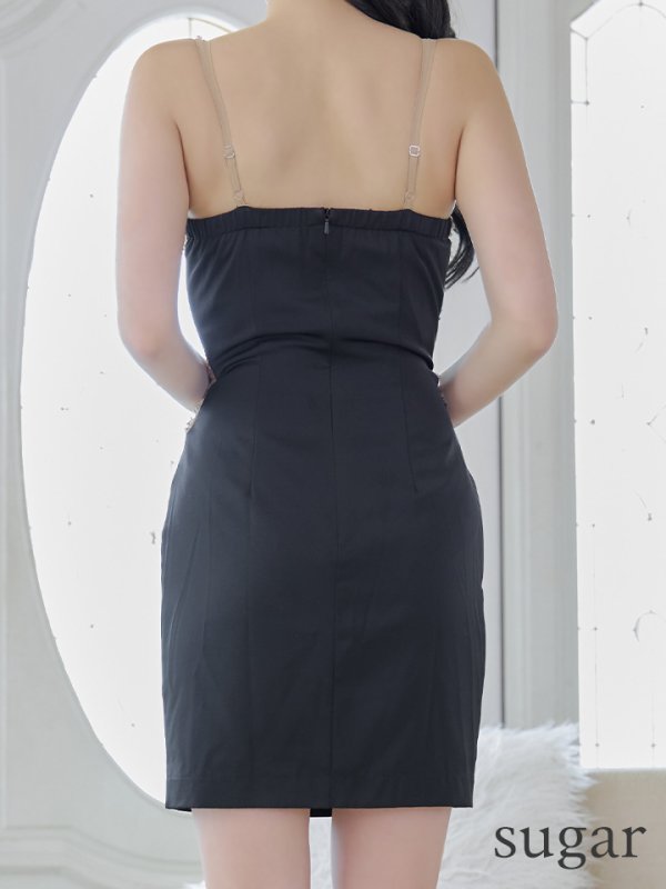 ブラック モデル:ぴょな 身長:160cm 着用サイズ:Sサイズ