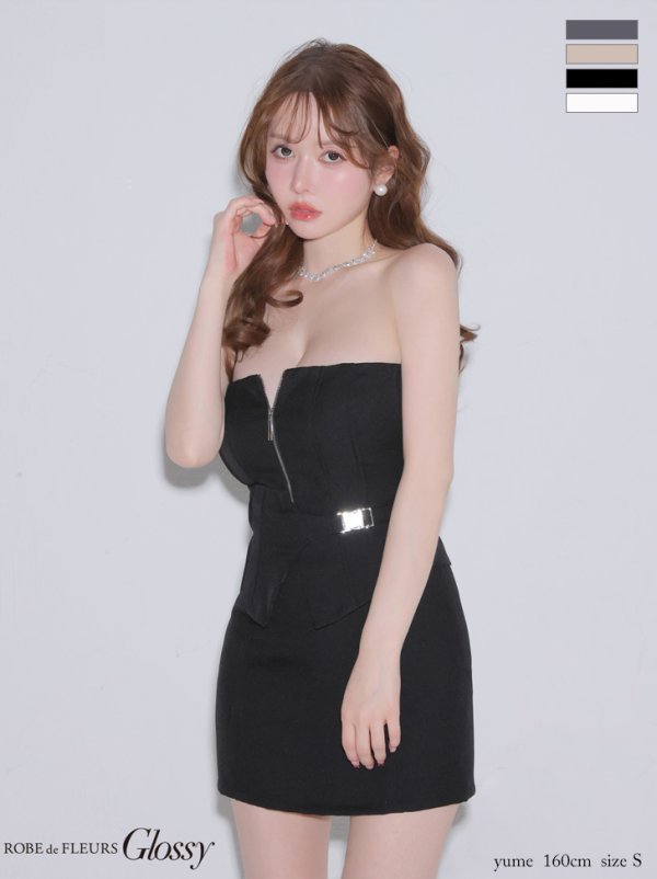 ブラック　モデル：ゆめ　身長：160cm　着用サイズ：Sサイズ