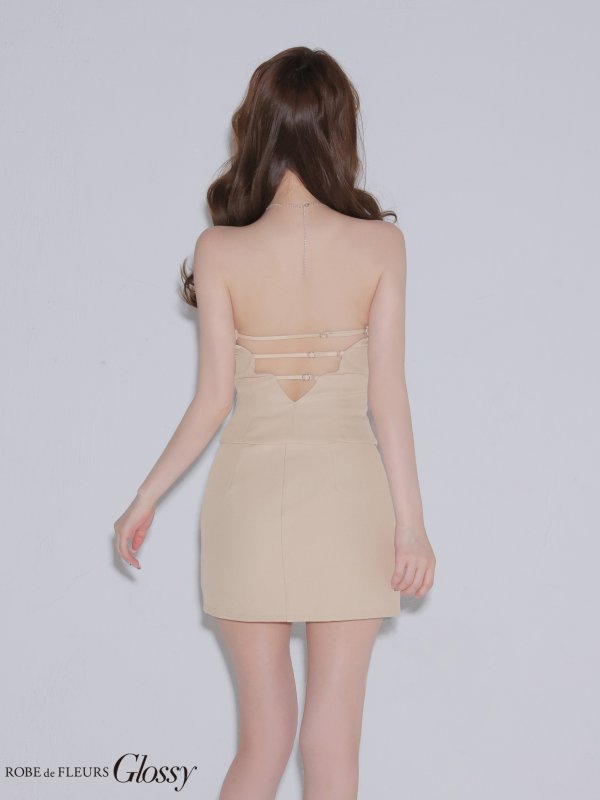 サンドベージュ　モデル：ゆめ　身長：160cm　着用サイズ：Sサイズ