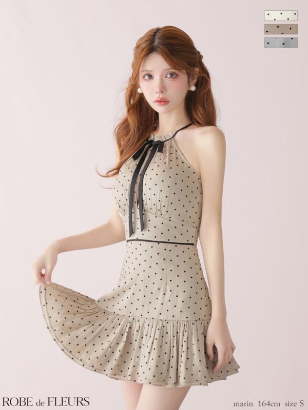 グレージュ モデル：まりん　身長：164cm　着用サイズ：Sサイズ