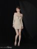 ベージュ　モデル：ゆめ　身長：160cm　着用サイズ：Sサイズ