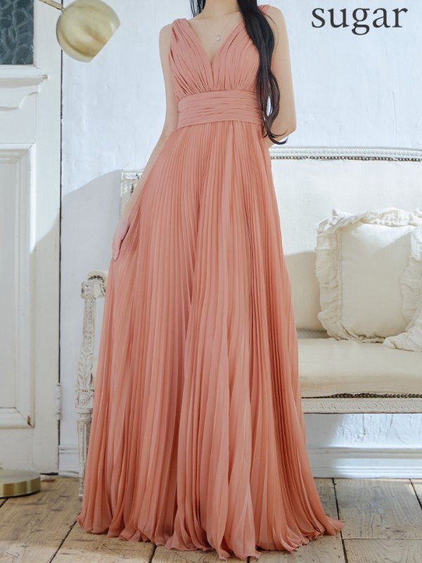 ピンクベージュ モデル:まおちゃる 身長:158cm 着用サイズ:Mサイズ