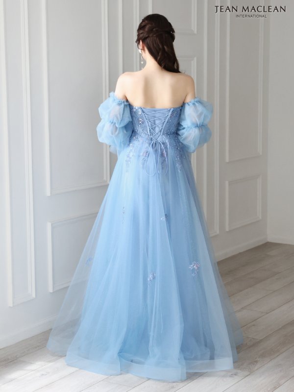 ブルー  モデル:ゆめ 身長:160cm:Mサイズ