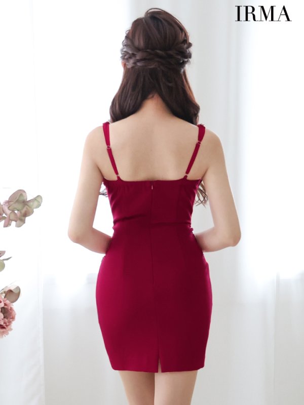 画像5: XSサイズあり【IRMA/イルマ】ビジュー/ キャミソール/ ウエストシアー/ タイト/ ミニドレス/ キャバドレス【HC02】