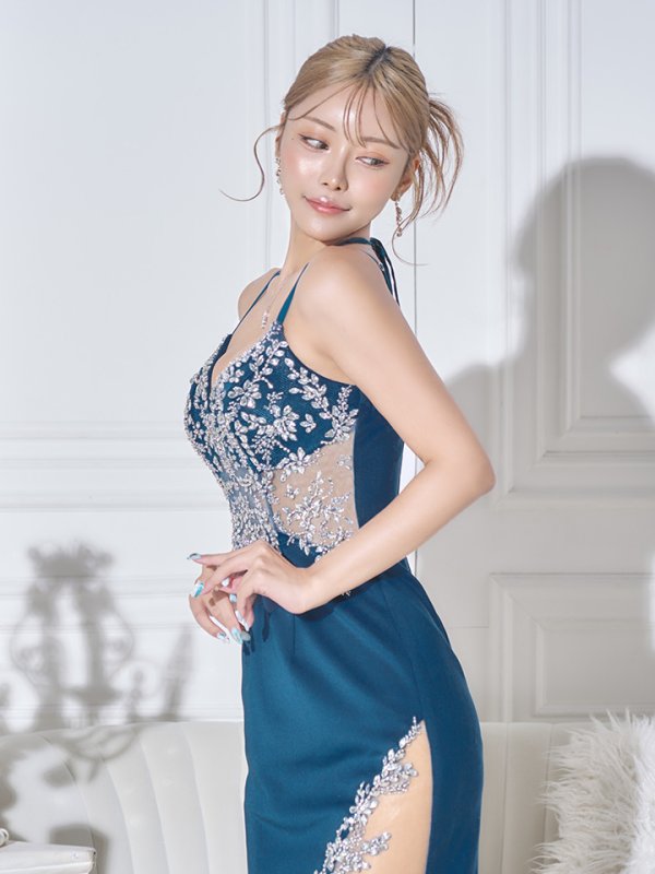 画像13: sugarオリジナルカラー・XSサイズあり【IRMA/イルマ】ビジュー/ シアー/ キャミソール/ タイト/ ミニドレス/ キャバドレス【HC02】