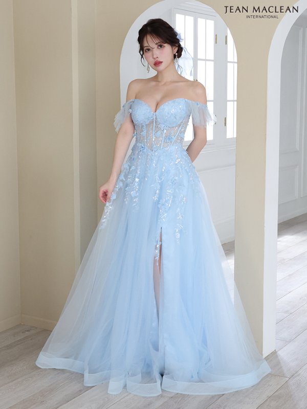 ブルー モデル:ゆめ 身長:160cm 着用サイズ:Mサイズ